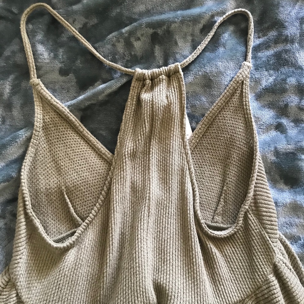 High-Low Ribbed Tank - Picture 4 of 6